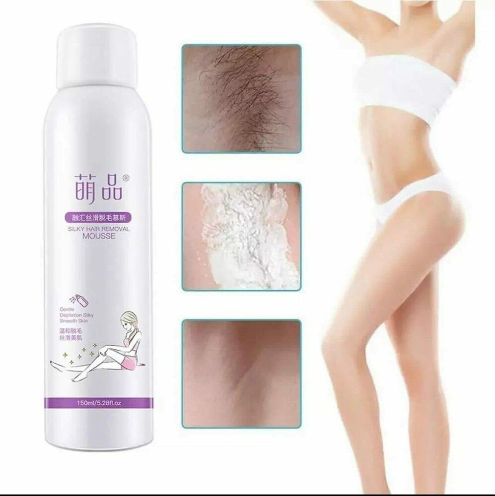 Quick and Painless Hair Removal Spray - Effortlessly Remove Unwanted Hair