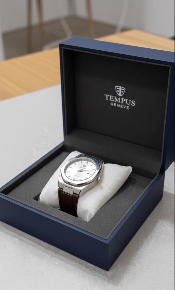 GIULIANO Automatic Brown Dial Watch – Timeless Elegance in Motion