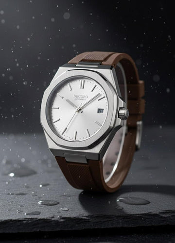 GIULIANO Automatic Brown Dial Watch – Timeless Elegance in Motion